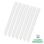 Bubble Tea straws REUSABLE plastic 12x200mm transparent