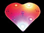 Blinky Magnet Anstecker Herz