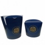 Gyros box fries box Greek food 750ml round blue 100 pieces