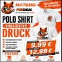 Polo-Shirt inklusive Druck Ihr Logo/Motiv Aktion V/H