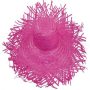 Straw hat Beach hat pink