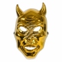 Mscara de carnaval Diablo horror oro MAS-37D