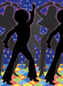 Dekokulisse Scene Setter 80er Jahre Discotnzer