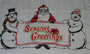 Fahne Weihnachten Season Greetings