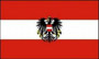 Flaga Austria z orlem