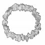 Hawaii chains flower necklace shining silver