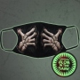 Atemschutzmaske mit Motiv Glow in the dark MASK-021