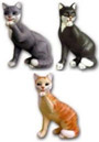 Katze grau K320