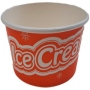 Eisbecher/Dessert- Pappbecher ice cream orange 230ml 200 Stck