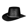 Cowboyhut glitzernd schwarz