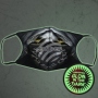 Atemschutzmaske mit Motiv Glow in the dark MASK-019