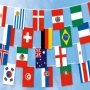 Flaggenkette WM 2018 Lnge 17,1m