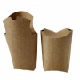 Snack- Pommestte kraftbraun 11,5x70x12cm 100 Stck