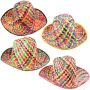Straw hat Beach hat Party hat sorted