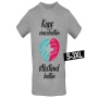 Motiv T-Shirt hellgrau Modell Shirt-004g