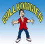 Fahne Willkommen