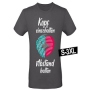 Motiv T-Shirt dunkelgrau Modell Shirt-004h