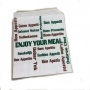 Snacktasche Enjoy wei 13x16cm 1000 Stck