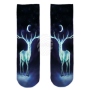 Motiv-Socken Hirsch Mond