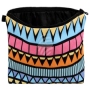 Kosmetiktasche mit Motiv Aztekenmuster