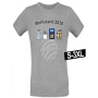Motiv T-Shirt hellgrau Modell Shirt-003i
