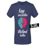 Motiv T-Shirt dunkelblau Modell Shirt-004d