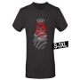 Motif T-shirt black model Shirt-001