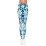 Leggins con motivos para mujer Camo petrol menta