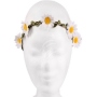 Blumenkranz weiss/gelb