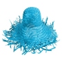Straw hat Beach hat turquoise