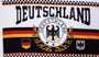 Flag Germany laurel wreath