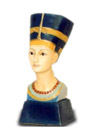 Egyptian bust 31 cm