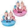 Solarwackelfigur zwei Babys sortiert