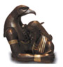 Egyptian with eagle bust 32 cm