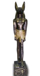 Anubis postac czarno zlota 49 cm