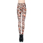 Damen Motiv Leggings Design Giraffe Farbe weiss