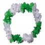 Hawaii chains flower necklace luxus green white