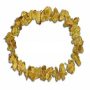 Hawaii chains flower necklace shining gold