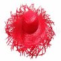 Straw hat Beach hat red