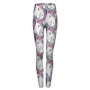 Damen Motiv Leggings Design Einhrner Farbe weiss