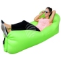 Air Lounge Cama de aire con bolsa verde
