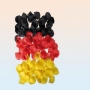 Rose petals germany flag