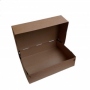 Snack box large, kraft brown 27x19x7.5cm 200 pieces
