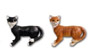 Katze braun K321