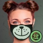 Maska ochronna z motywem Swieca w ciemnosci MASK-070
