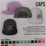 Caps including printing your own design